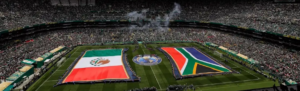 México hace historia al inaugurar su tercer Mundial de futbol entre música latina y miles de aficionados